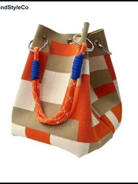 Crochet Tote Bag Knit Shoulder Handbag Lightweight Reusable Beach Purse
